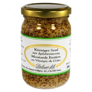 evas-apples.ch-De Louis-Körniger Senf mit Cidre-Essig, Bio, 200g-30
