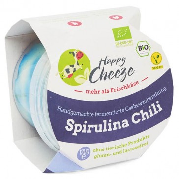 evas-apples.ch-Happy-Cheeze-Cashews wie Frischkäse-Spirulina-Chili, Bio, 120g-30