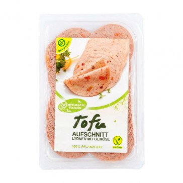 Tofu Aufschnitt Lyoner mit Gemüse