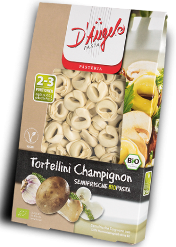 Tortellini mit Champignons