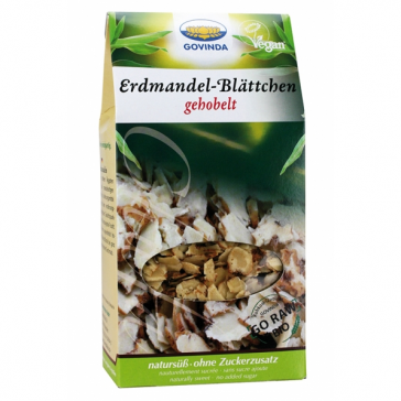 Erdmandel-Blättchen gehobelt