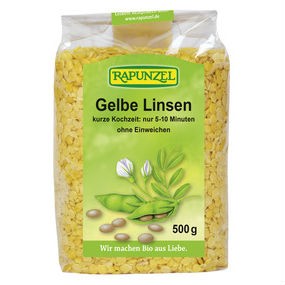 Gelbe Linsen