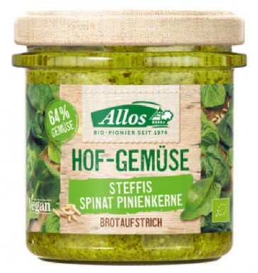 evas-apples.ch-Allos-Brotaufstrich Spinat-Pinienkerne, Bio, 135g-31