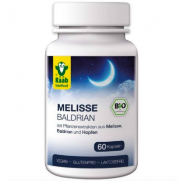 evas-apples.ch-Raab Vitalfood-Melisse-Baldrian Kapseln, 28.8g-31