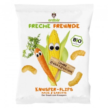 evas-apples.ch-Freche Freunde-Knusper-Flips Mais & Karotte, Bio, 25g-31